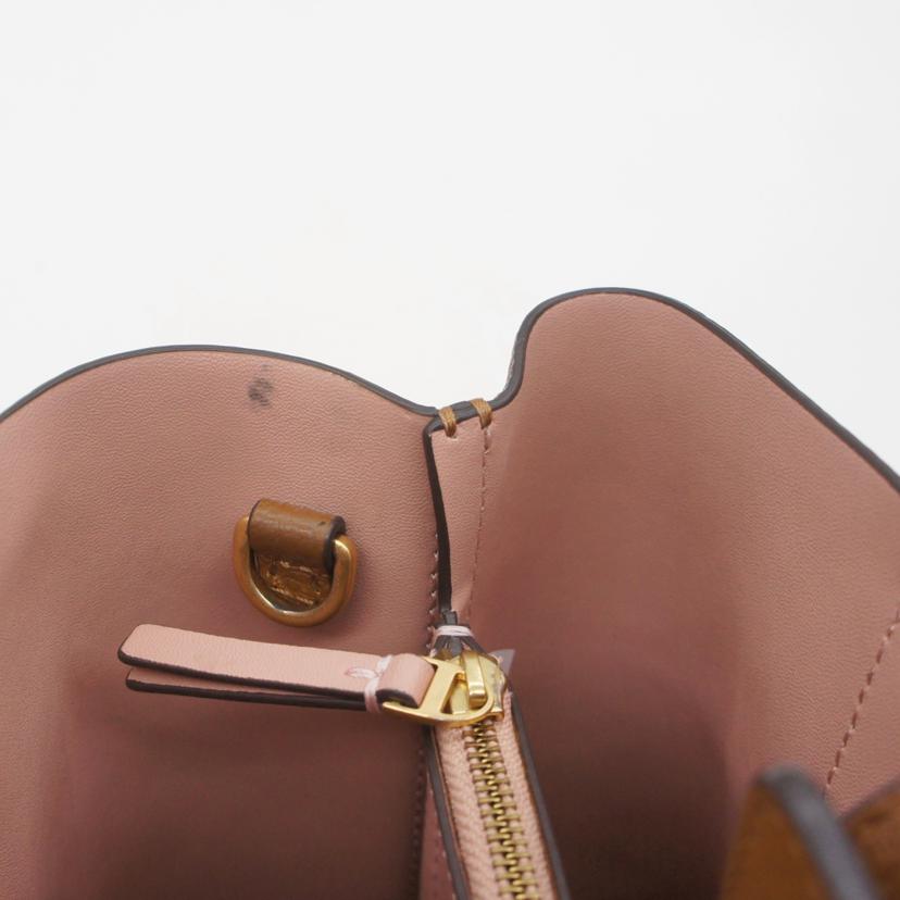 TORY BURCH トリーバーチ/レザーブレイクスモールトートバッグ//Bランク/94