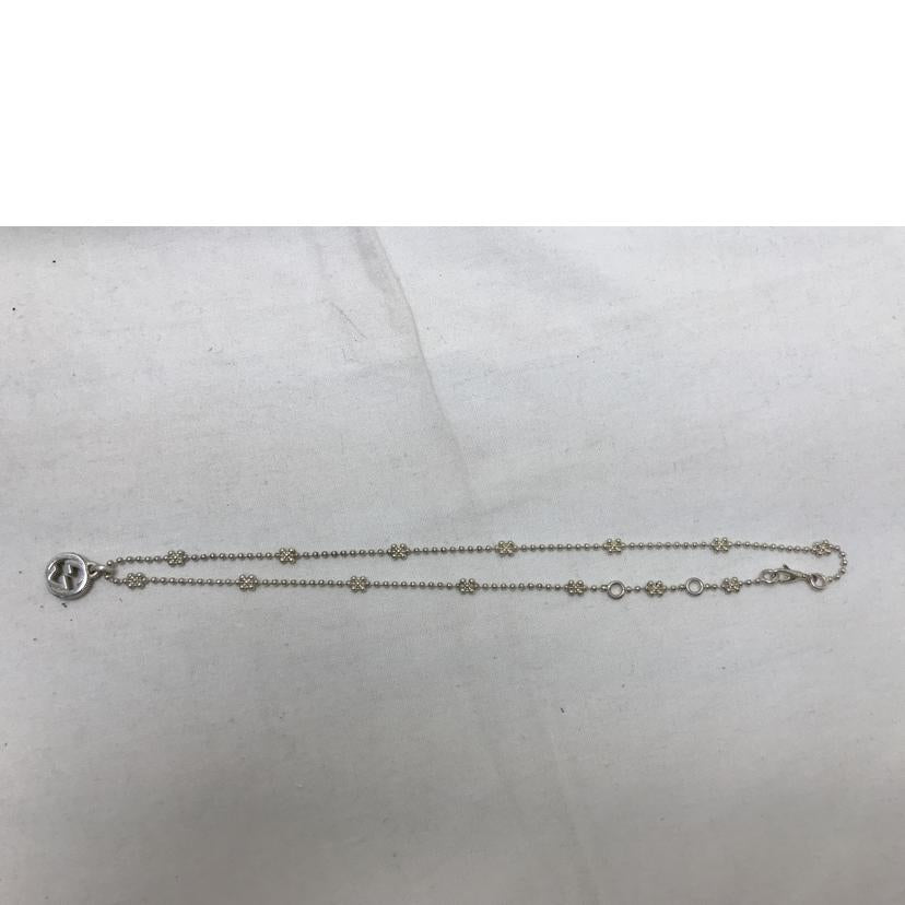 GUCCI グッチ/インターロッキングGネックレス/925//BCランク/51