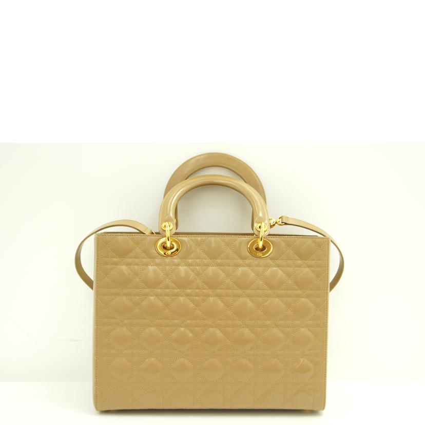 Dior ディオール/レディディオール カナージュトート2WAY/ベージュ//Aランク/75