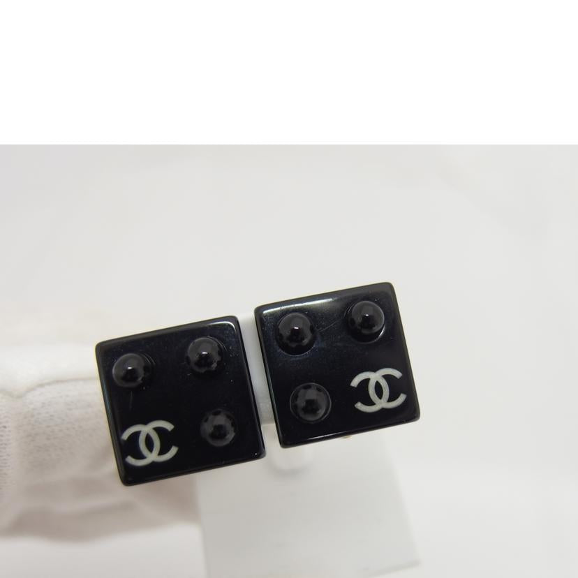 CHANEL シャネル/ココマーク/スクエアイヤリング/ブラック//03C/ABランク/18