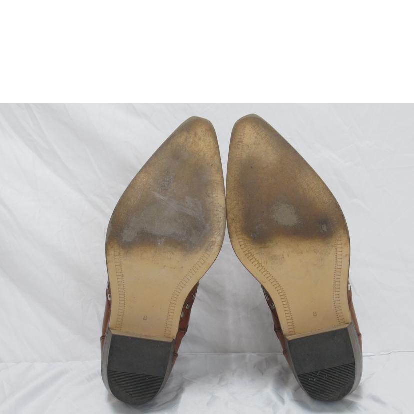 TRSKER'S/メンズウエスタンスタッズブーツ/ミディアムブラウン/14309//ABランク/63