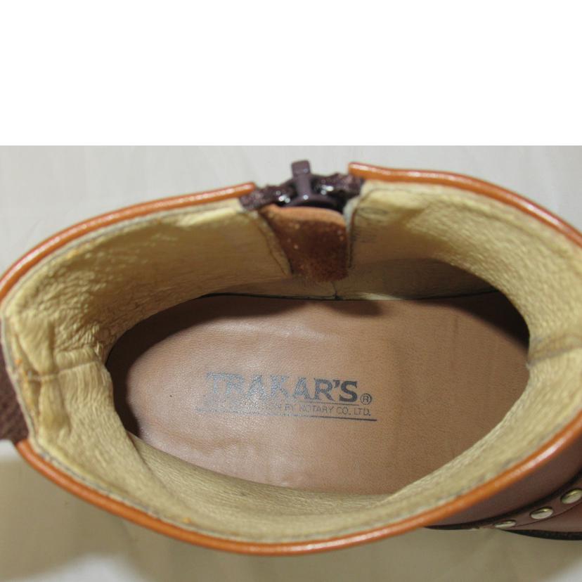 TRSKER'S/メンズウエスタンスタッズブーツ/ミディアムブラウン/14309//ABランク/63