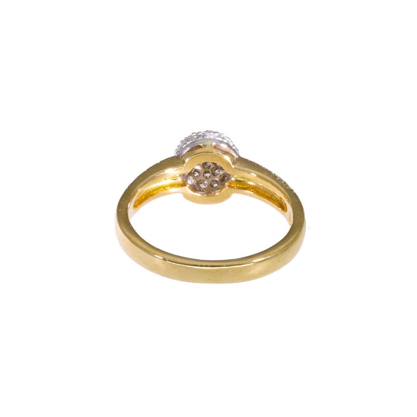 K18/K18 ダイヤリング0.31ct#11.5//ABランク/67