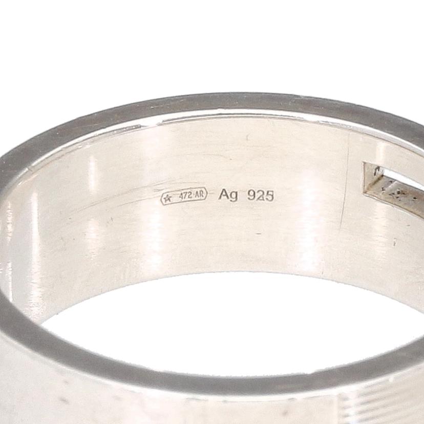 GUCCI グッチ/925 Gロゴシルバーリング//☆472AR/ABランク/18