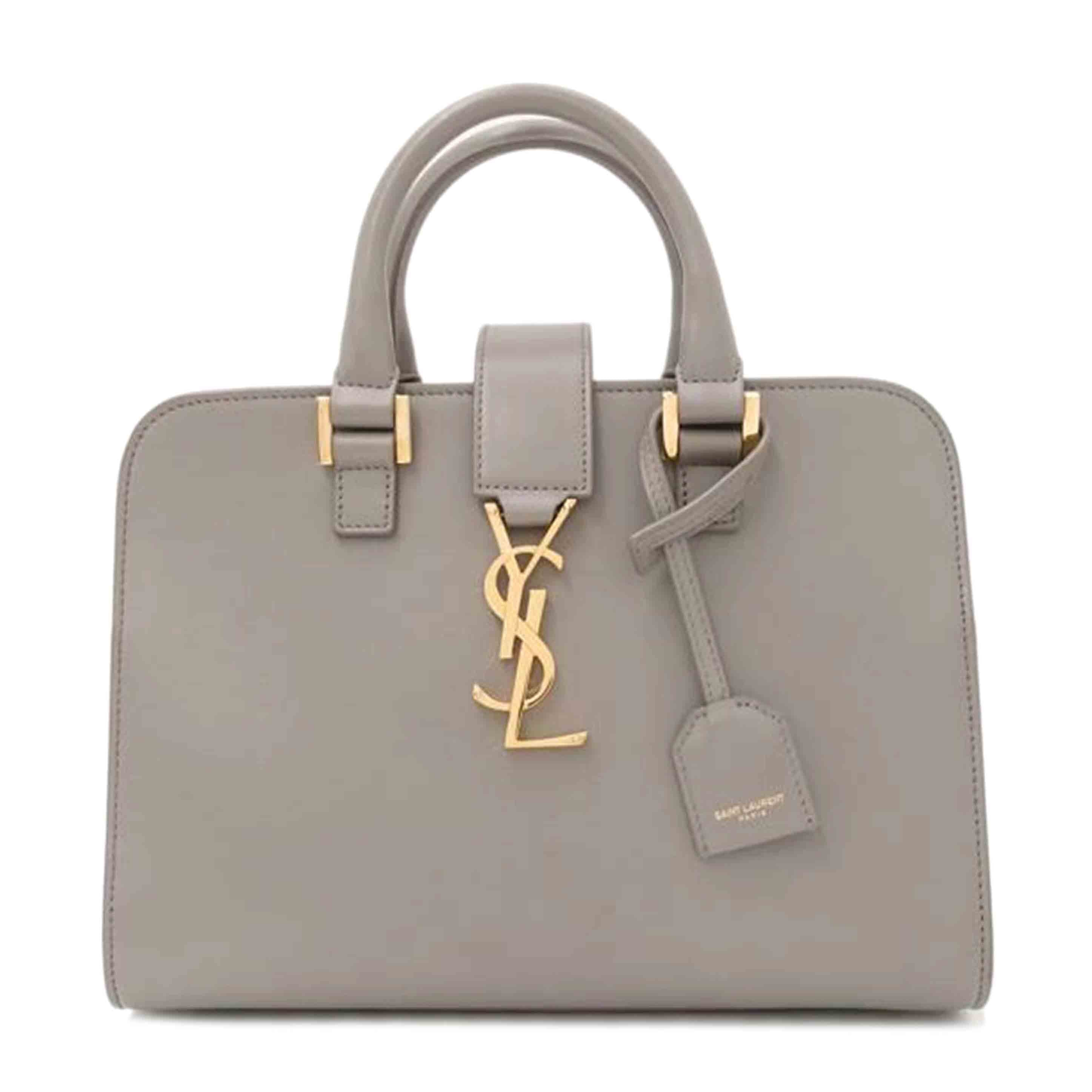 SAINT LAURENT サンローラン/ベイビーカバス/グレー/568853//Aランク/69