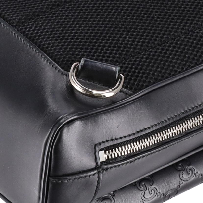 GUCCI グッチ/グッチシマレザーボディバッグ/ネイビー/450970//493***/ABランク/75