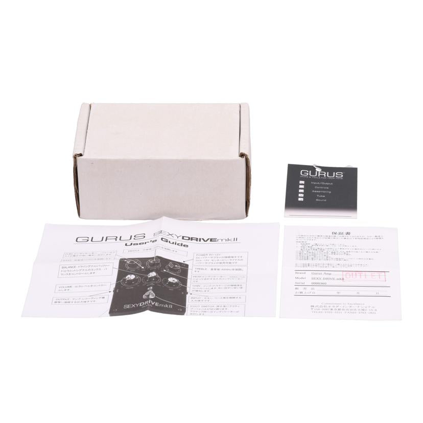 GURUS グルズ/エフェクター/オーバードライブ/SEXY DRIVE mkII//000036/ABランク/62