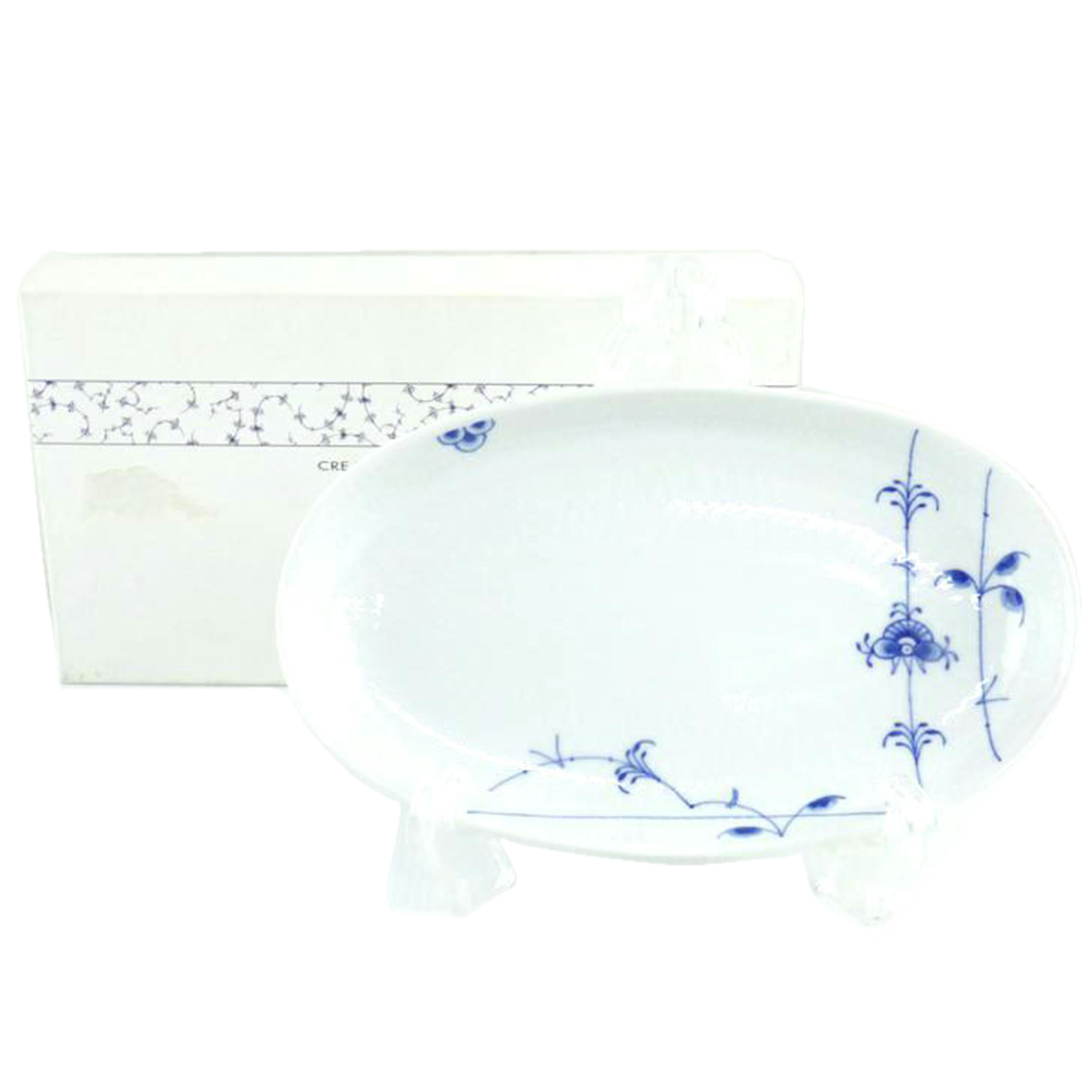 ROYAL COPENHAGEN ロイヤルコペンハーゲン/ブルーパルメッテオーバルディッシュ//ABランク/64