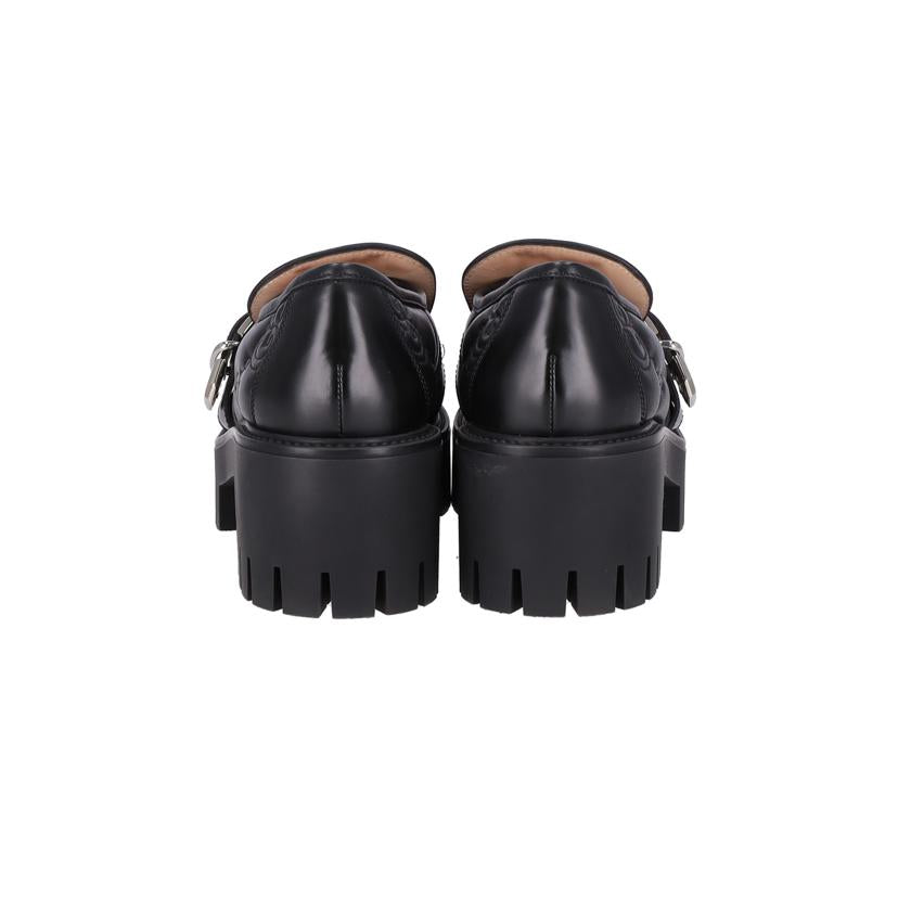 GUCCI グッチ/GG マトラッセ 厚底レザーシューズ/718388//ABランク/85