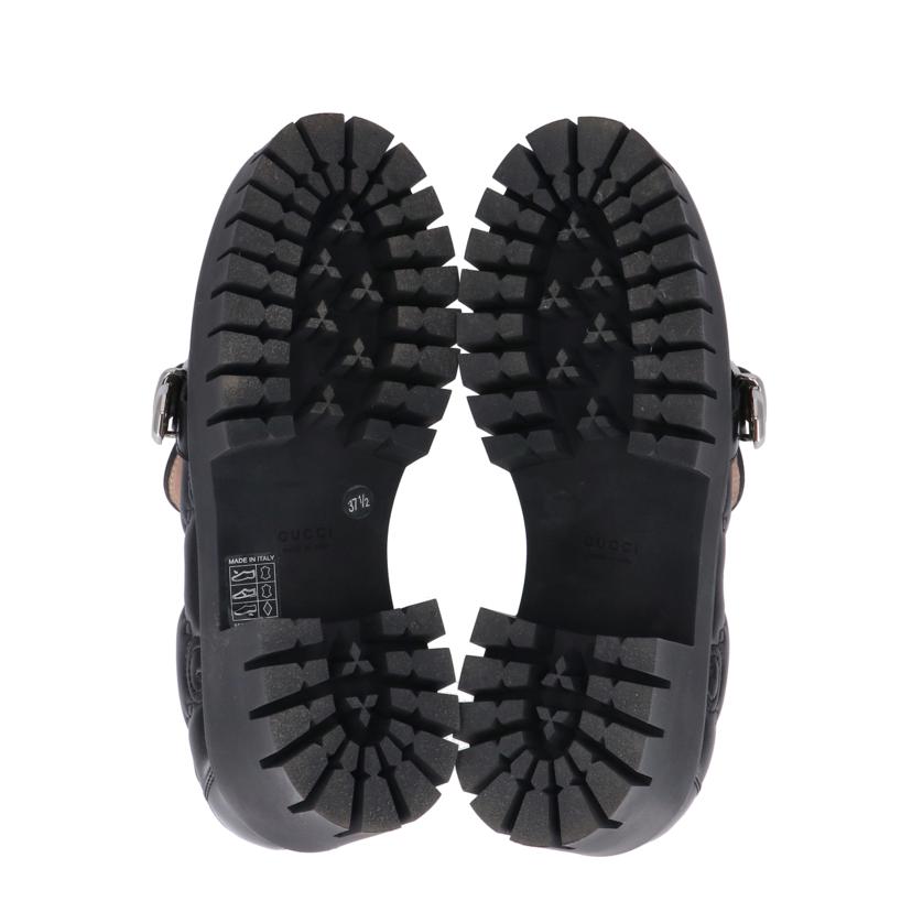 GUCCI グッチ/GG マトラッセ 厚底レザーシューズ/718388//ABランク/85