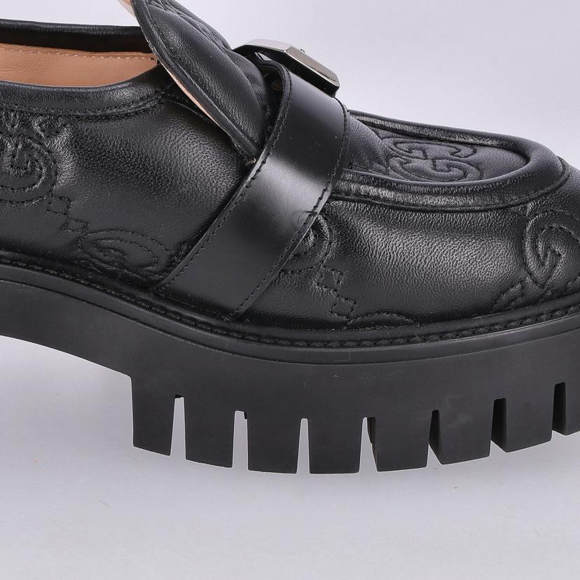 GUCCI グッチ/GG マトラッセ 厚底レザーシューズ/718388//ABランク/85