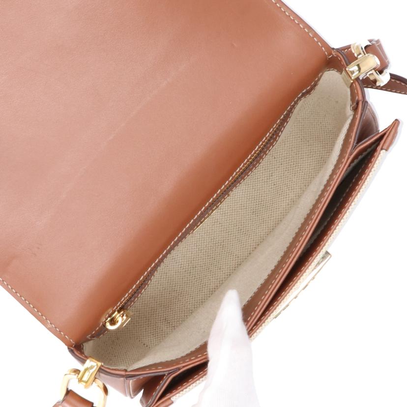 PRADA プラダ/エンブレムリネンショルダー/1BD257//7/1/Aランク/75