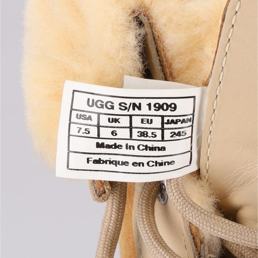 UGG アグ/アディロンダック ブーツⅡ ムートン/24.5cm/ベージュ/1909//ABランク/01