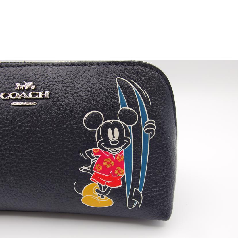 COACH コーチ/ディズニーコラボ/レザーポーチ/C2081-3782//ABランク/04