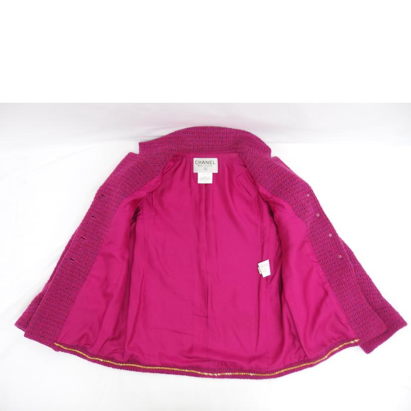 CHANEL シャネル/ココマークボタン/ツイードジャケット/ピンク//ABランク/18