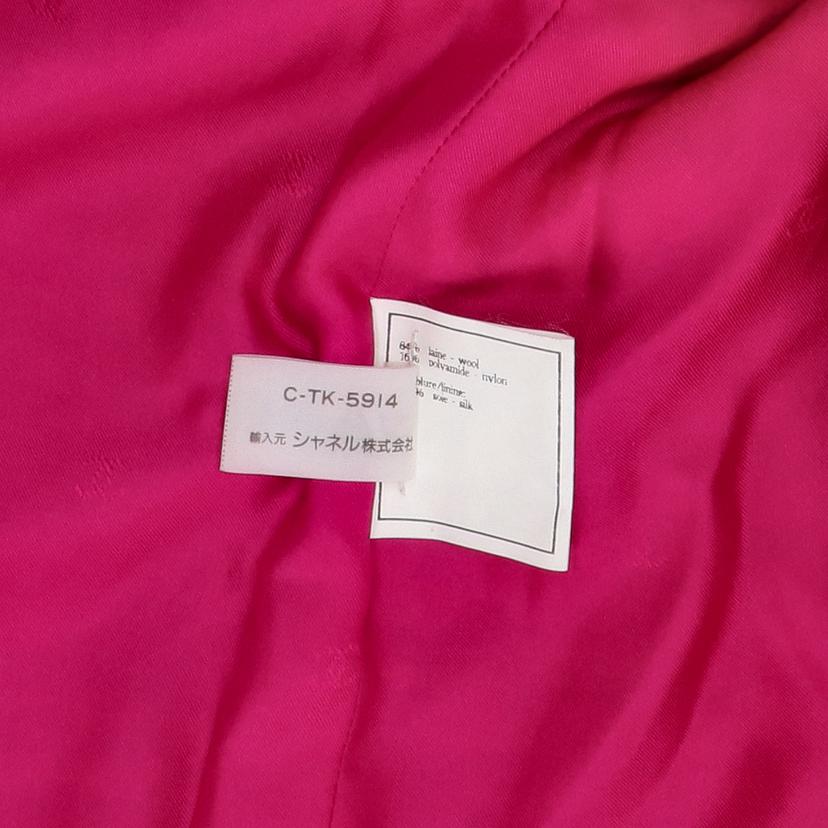 CHANEL シャネル/CHANEL/ツィードジャケット/ココマークボタン/ハンガー付き//ABランク/18