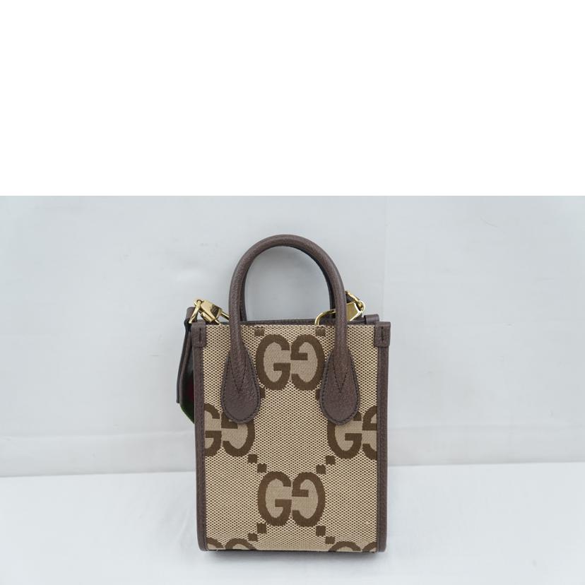 GUCCI グッチ/ジャンボGGミニトート/699406//493***/Aランク/67