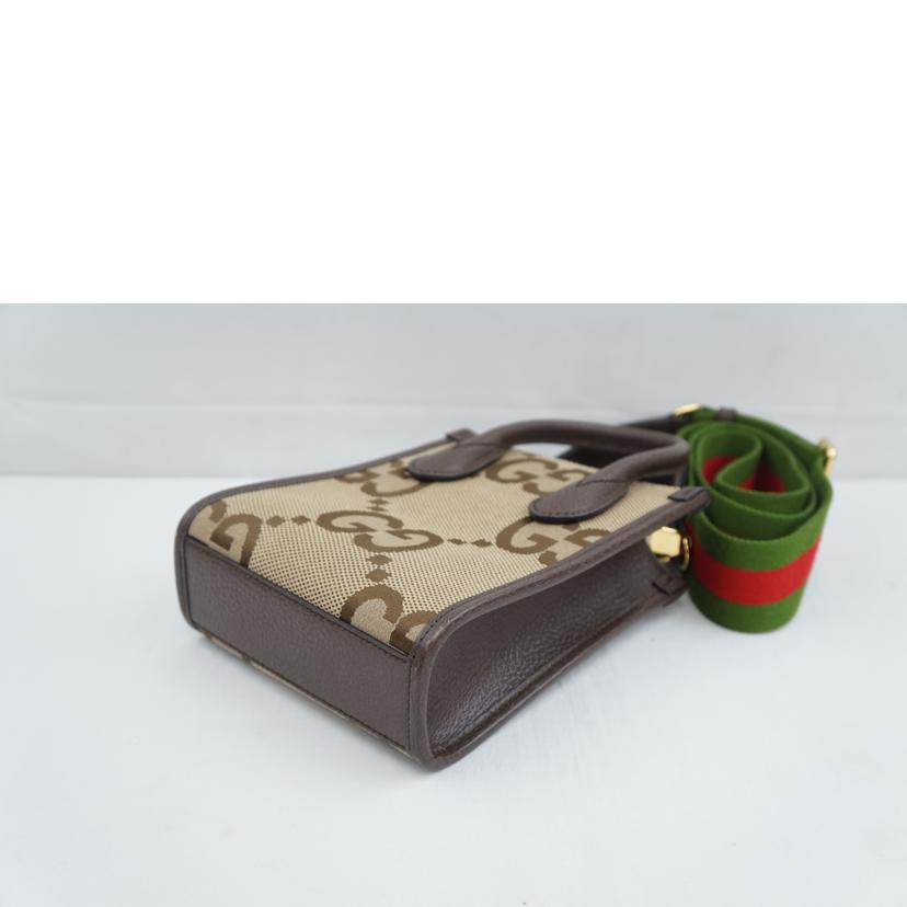 GUCCI グッチ/ジャンボGGミニトート/699406//493***/Aランク/67