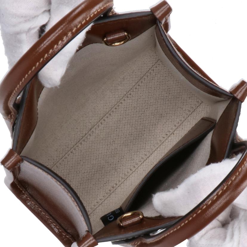 GUCCI グッチ/GGスプリーム インターロッキングG ミニトートバッグ/671623//525***/Aランク/09