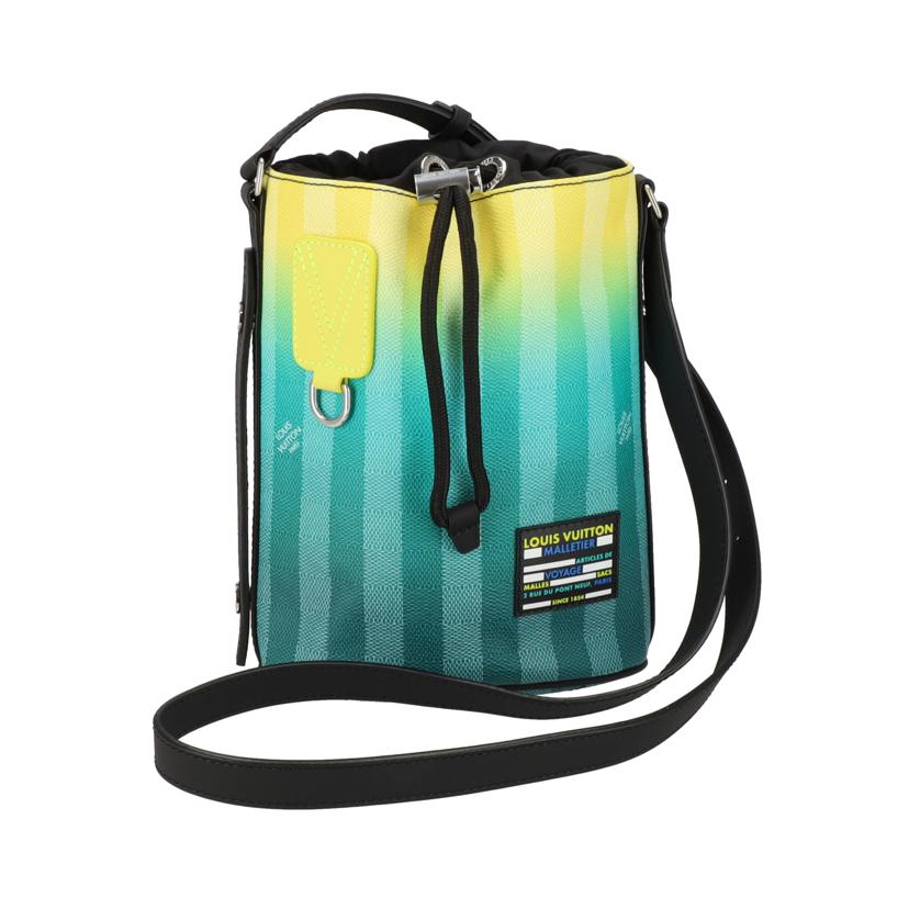 LV ルイヴィトン/サック・マラン/ダミエストライプ/グリーン×イエロー/M59920//RFI*/SAランク/75