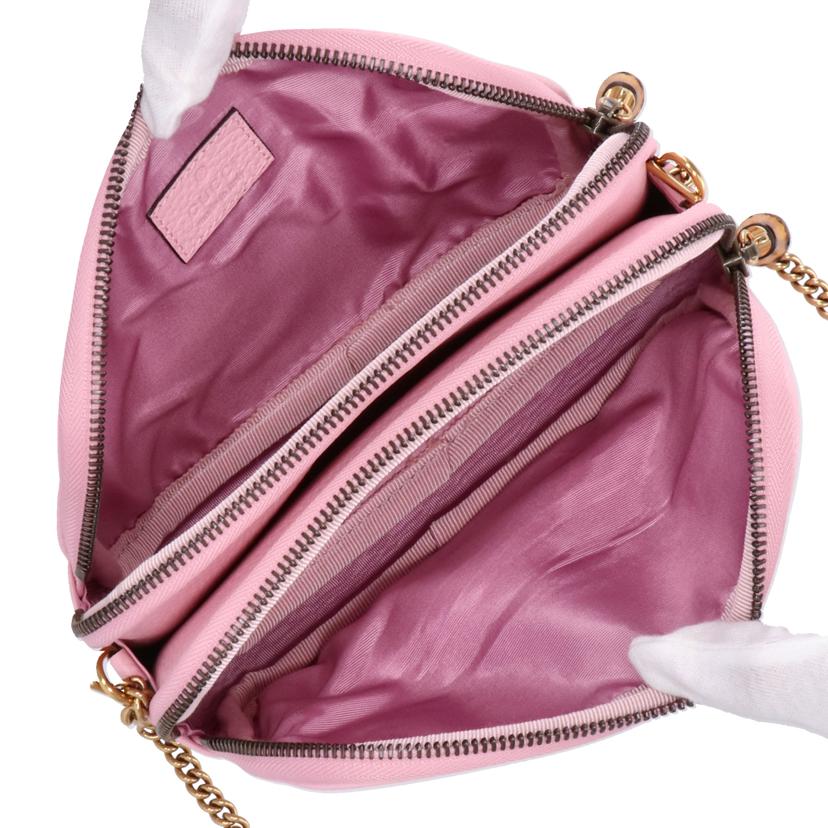 GUCCI グッチ/GGマーモント ダブルGバンブーチェーンショルダー/772778//214*/Aランク/09