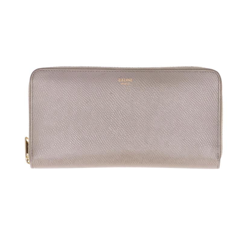 CELINE セリーヌ/ラージジップウォレット/グレージュ//W-A******/ABランク/18