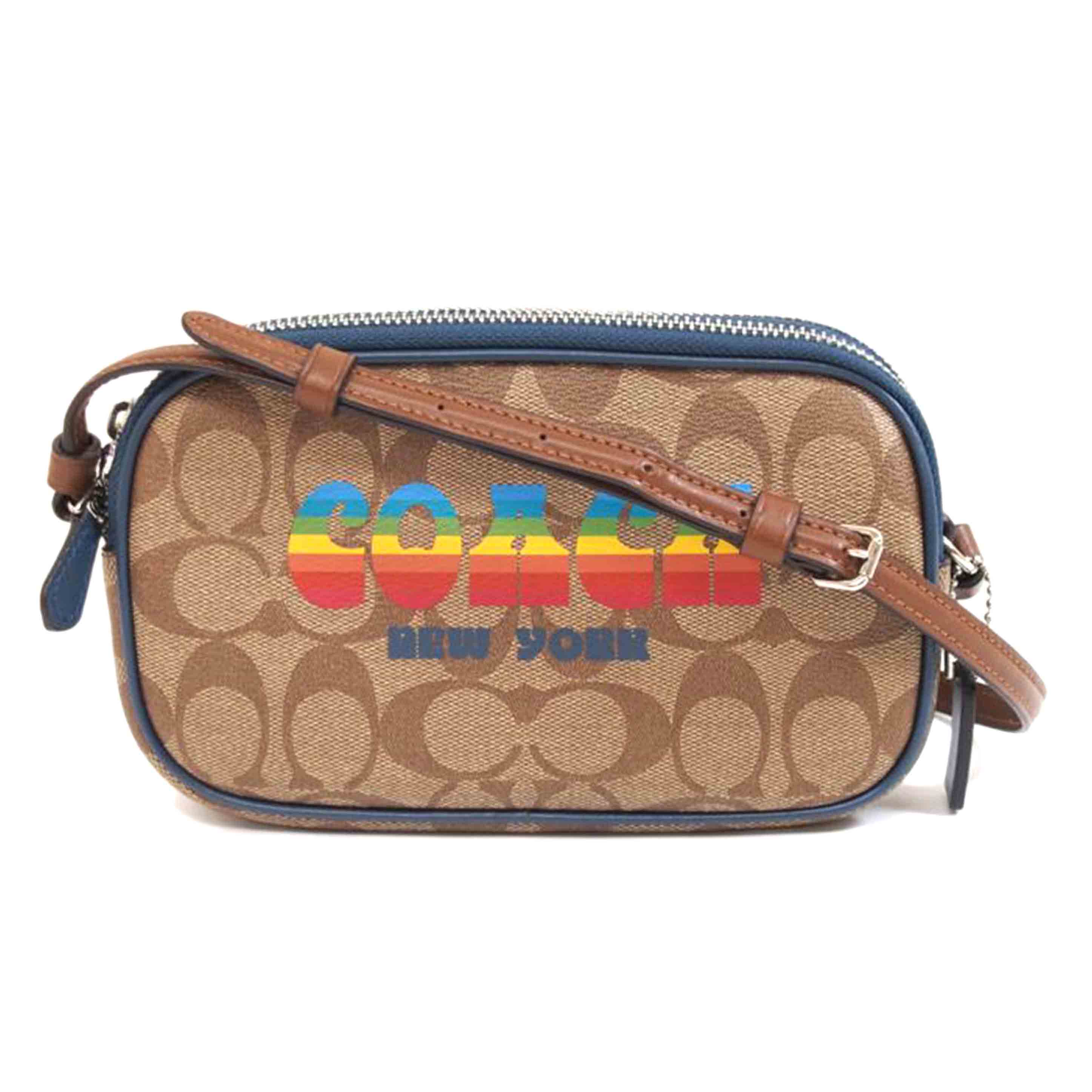 COACH コーチ/レインボーロゴミニポーチ/F73066//B19**/Aランク/71