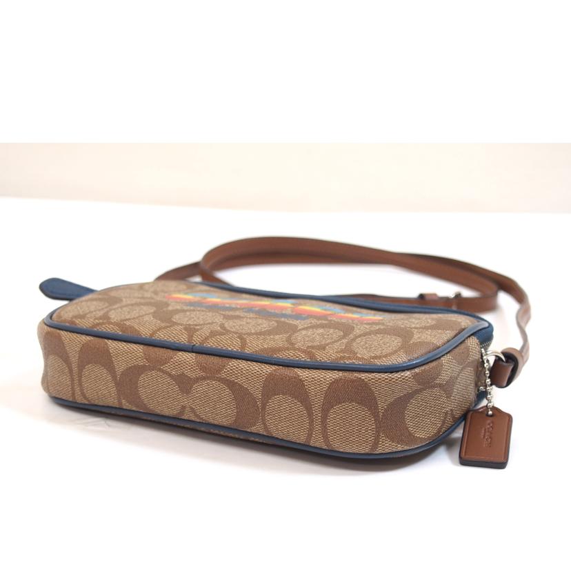 COACH コーチ/レインボーロゴミニポーチ/F73066//B19**/Aランク/71