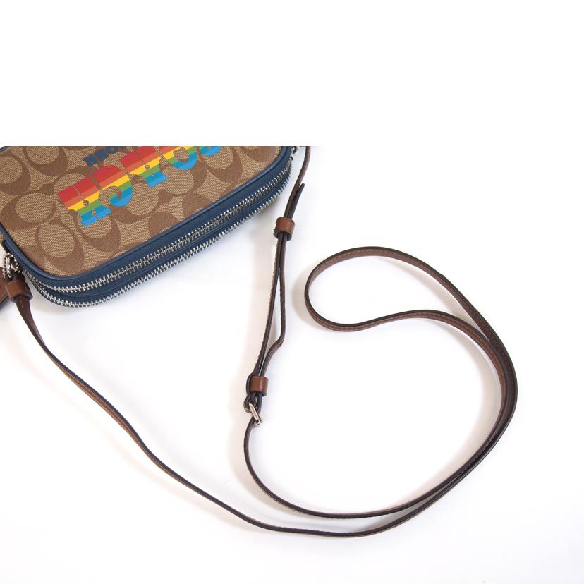 COACH コーチ/レインボーロゴミニポーチ/F73066//B19**/Aランク/71