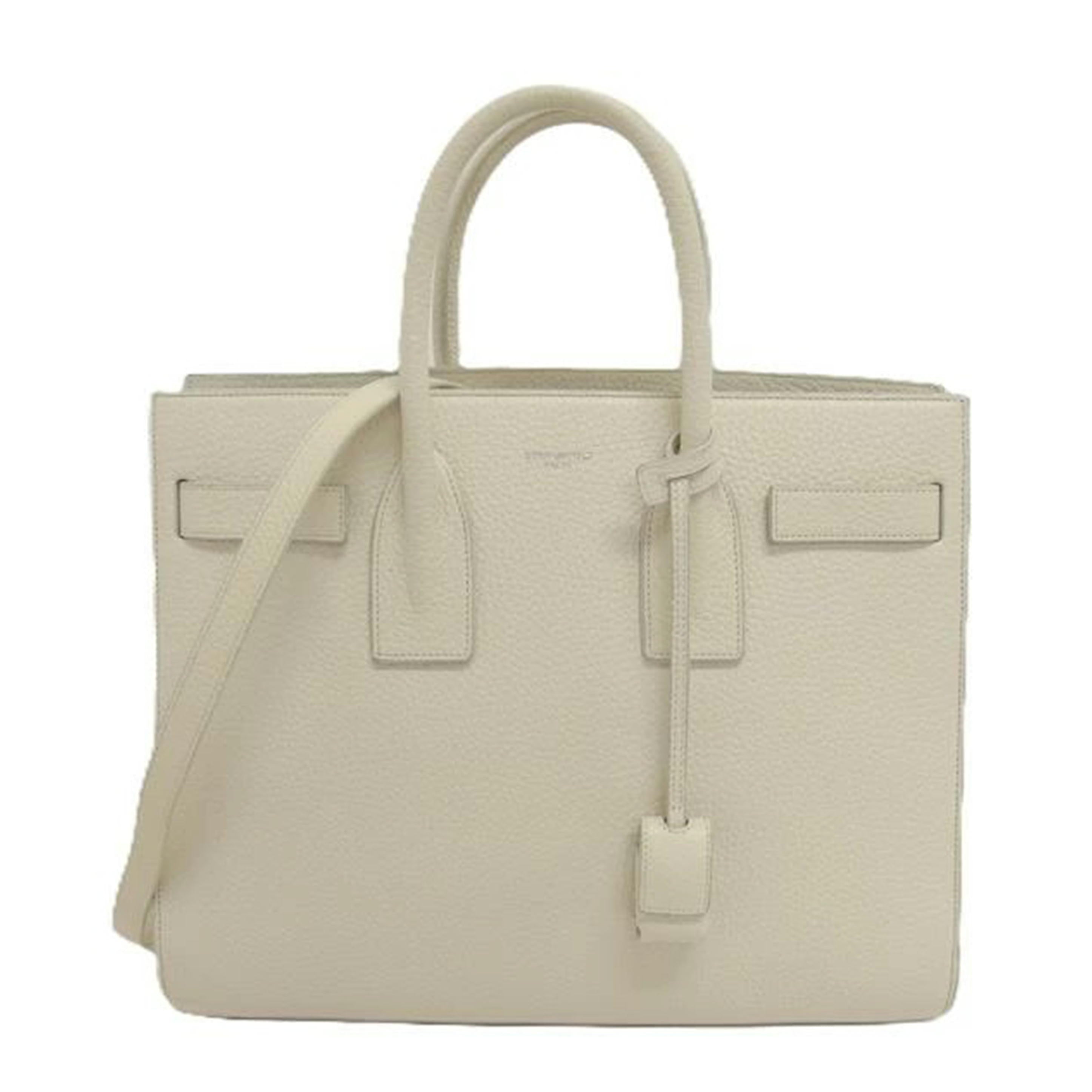 SAINT LAURENT サンローラン/サックドジュール レザー2wayハンド/ホワイト/GPM355153・0914//ABランク/04