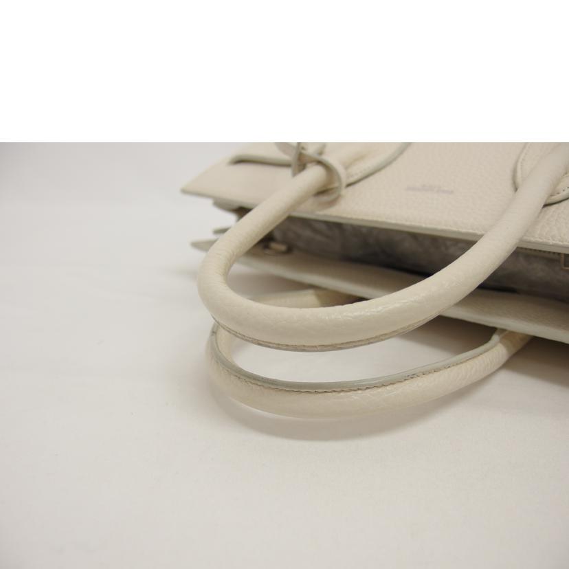 SAINT LAURENT サンローラン/サックドジュール レザー2wayハンド/ホワイト/GPM355153・0914//ABランク/04