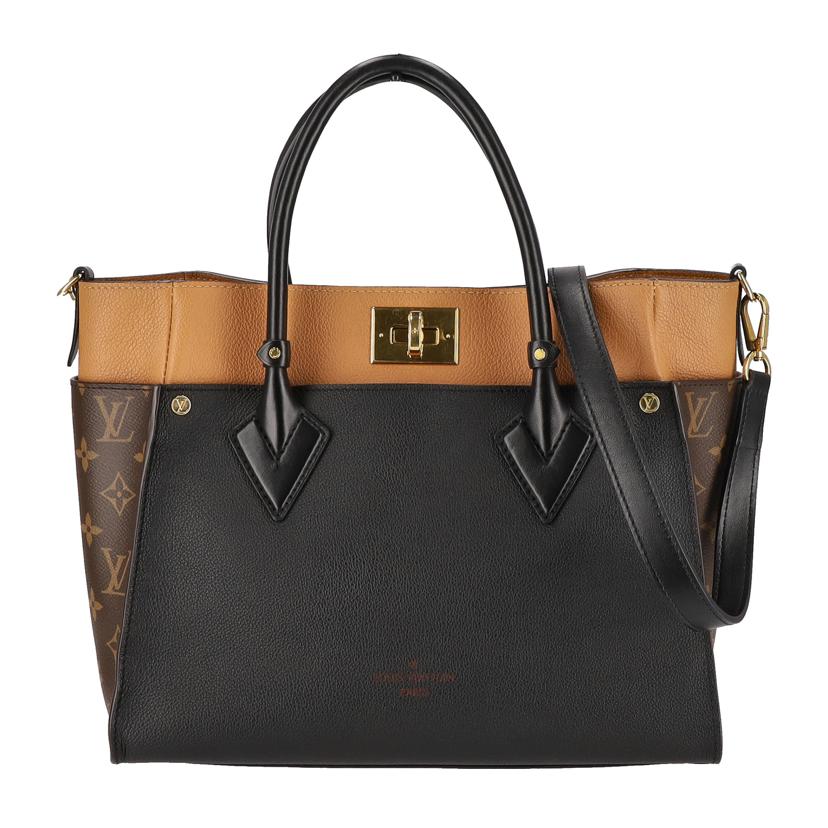 LV ルイヴィトン/オンマイサイドMM/トリヨン・モノグラム/ノワール/M53823//RFI*/Aランク/75