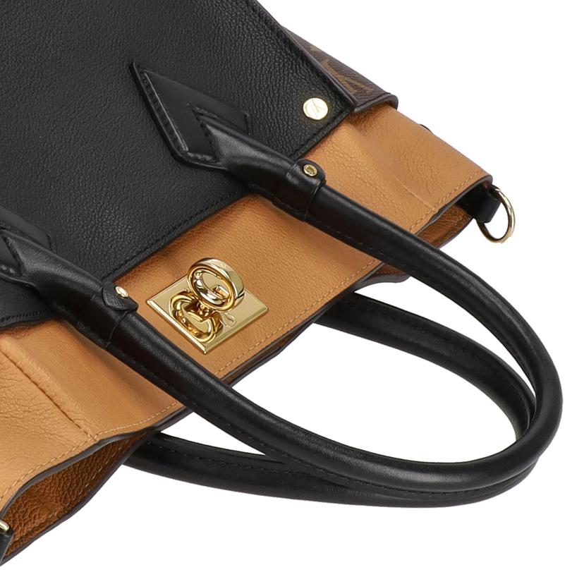 LV ルイヴィトン/オンマイサイドMM/トリヨン・モノグラム/ノワール/M53823//RFI*/Aランク/75