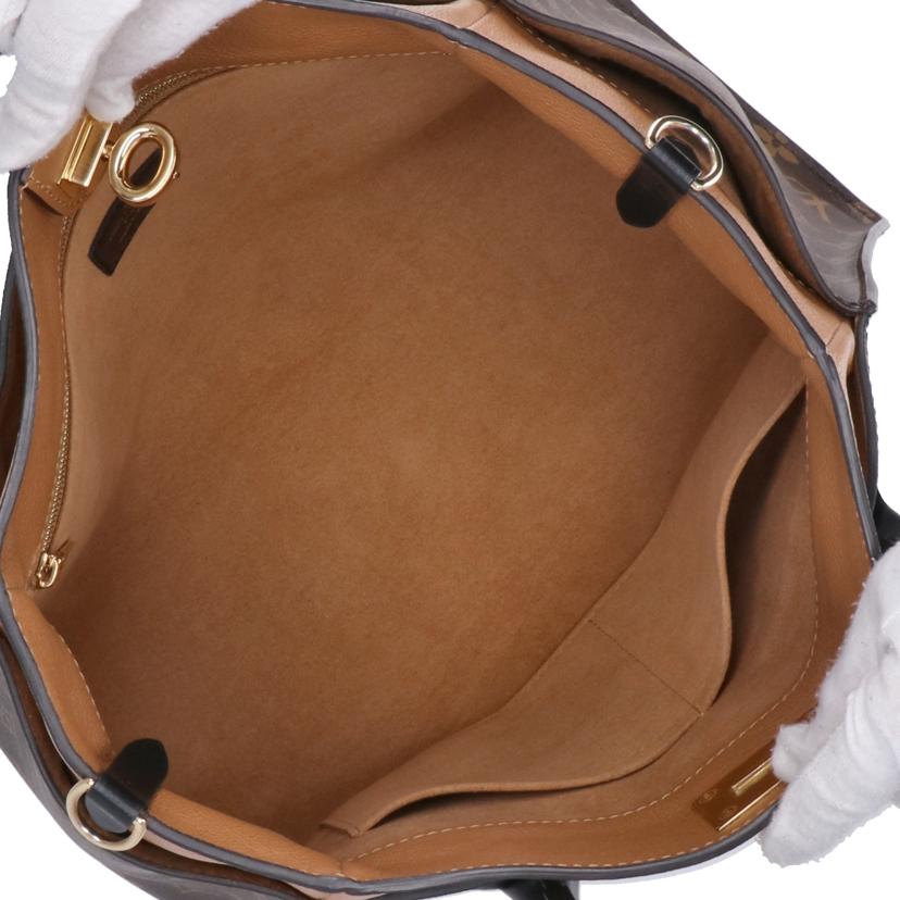 LV ルイヴィトン/オンマイサイドMM/トリヨン・モノグラム/ノワール/M53823//RFI*/Aランク/75