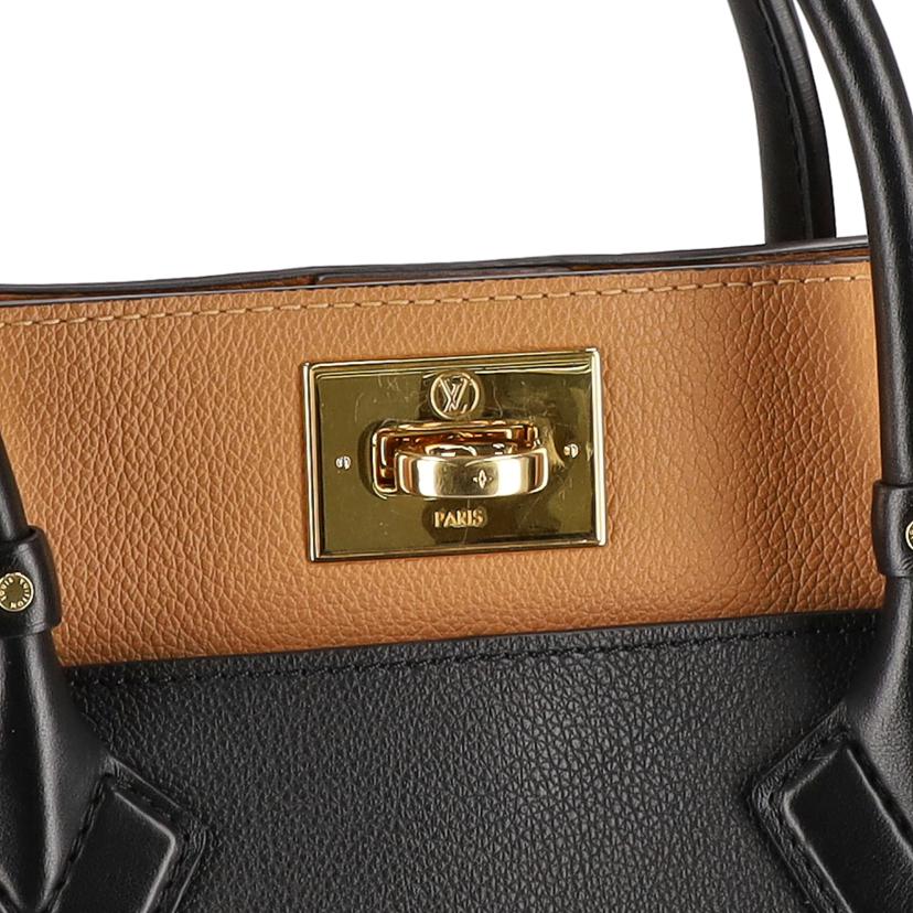 LV ルイヴィトン/オンマイサイドMM/トリヨン・モノグラム/ノワール/M53823//RFI*/Aランク/75