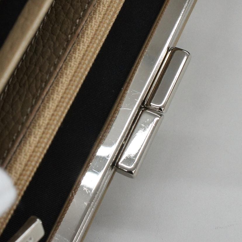 BURBERRY バーバリー/ガマ口二つ折り長財布/ベージュ//ABランク/18