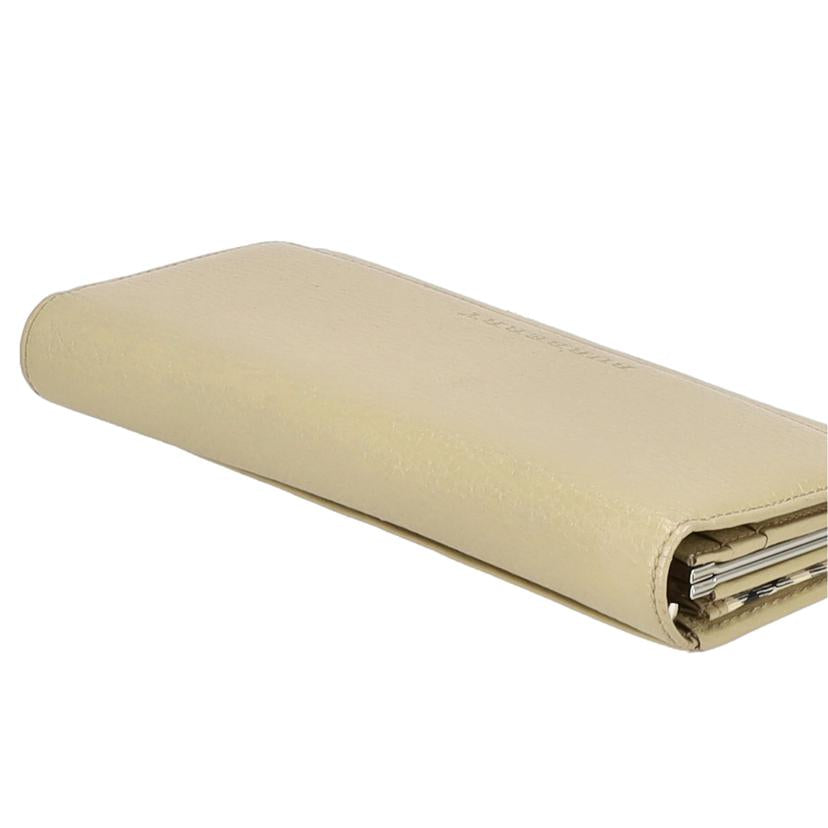 BURBERRY バーバリー/ガマ口二つ折り長財布/ベージュ//ABランク/18