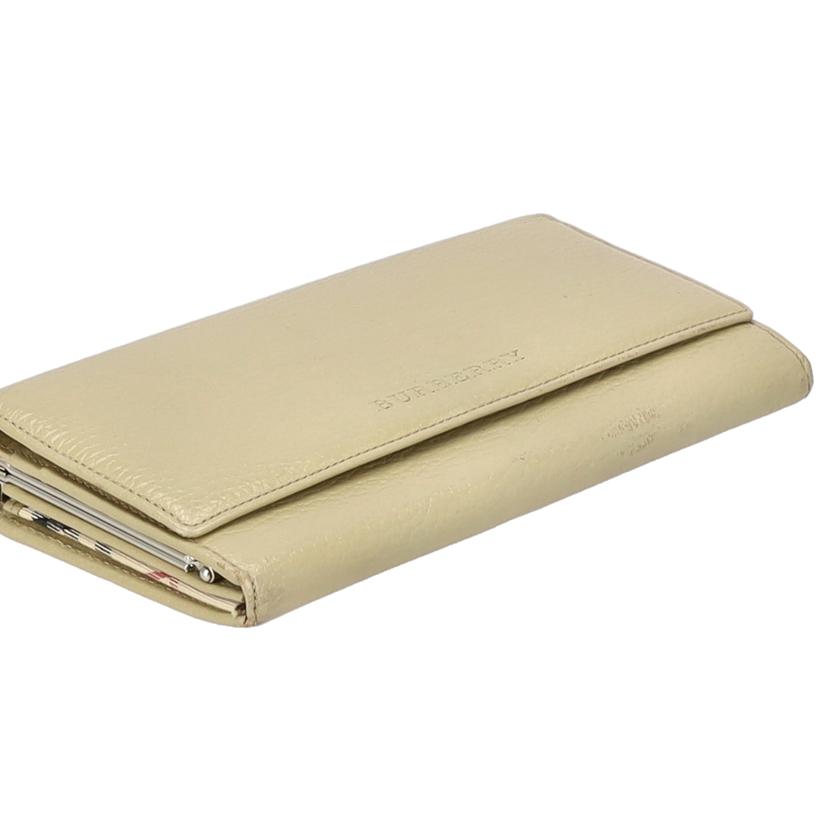 BURBERRY バーバリー/ガマ口二つ折り長財布/ベージュ//ABランク/18