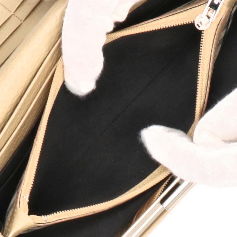 BURBERRY バーバリー/ガマ口二つ折り長財布/ベージュ//ABランク/18