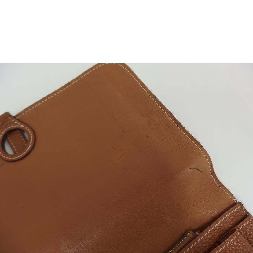 HERMES エルメス/ドゴンGM/ゴールド/トゴ//□K(******/Bランク/82