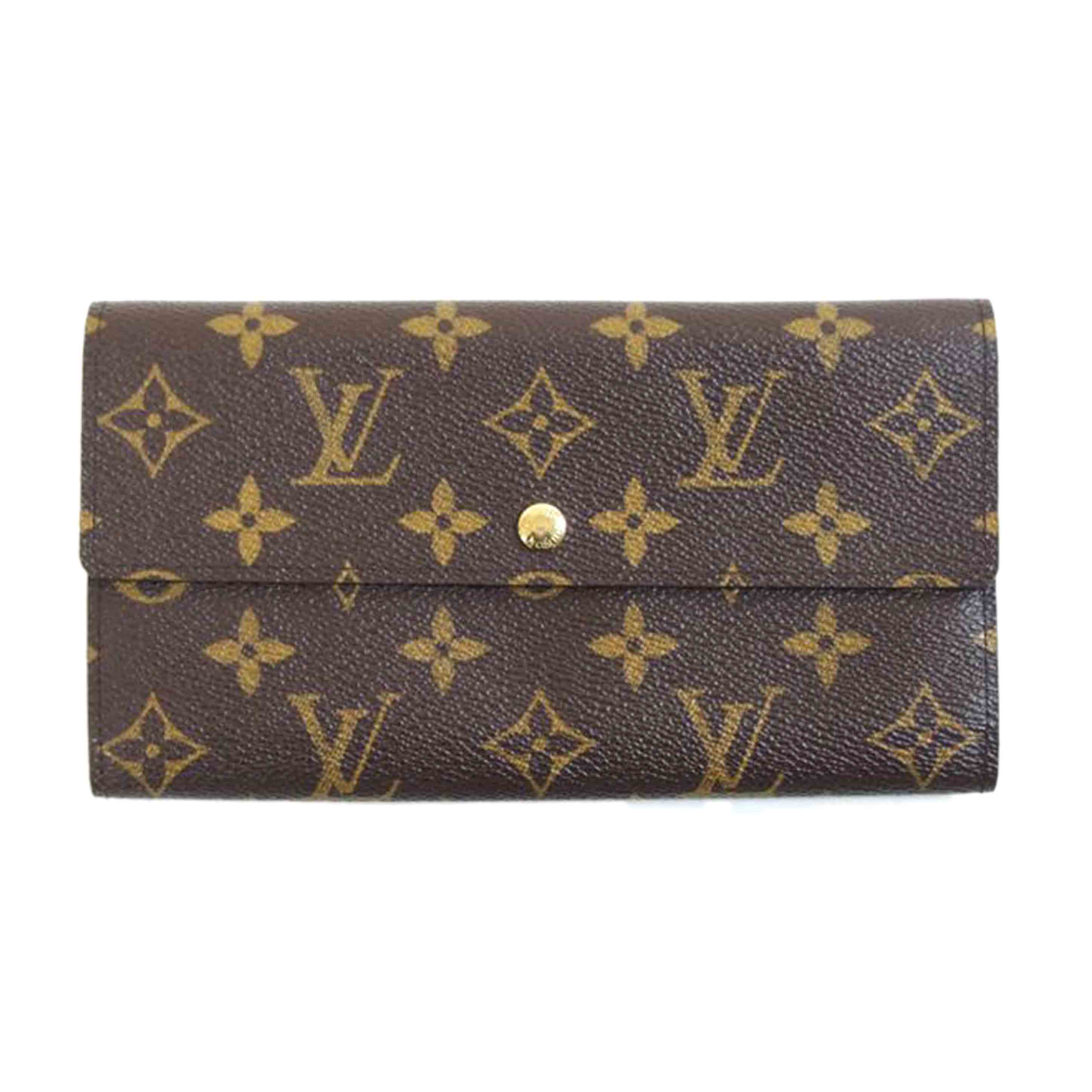 LV ルイヴィトン/旧型ポルトフォイユ・サラ/モノグラム/M61734//MI0***/ABランク/71