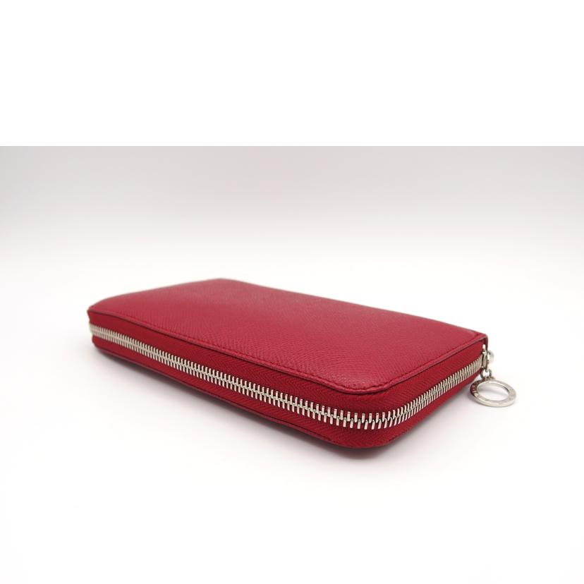 BVLGARI ブルガリ/ラウンドファスナー長財布/ルビレッド/37340//Aランク/88