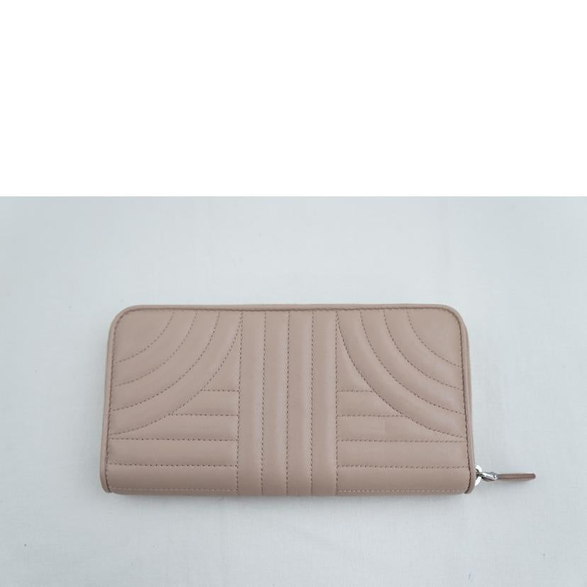 PRADA プラダ/レザーラウンドファスナーウォレット//Aランク/67