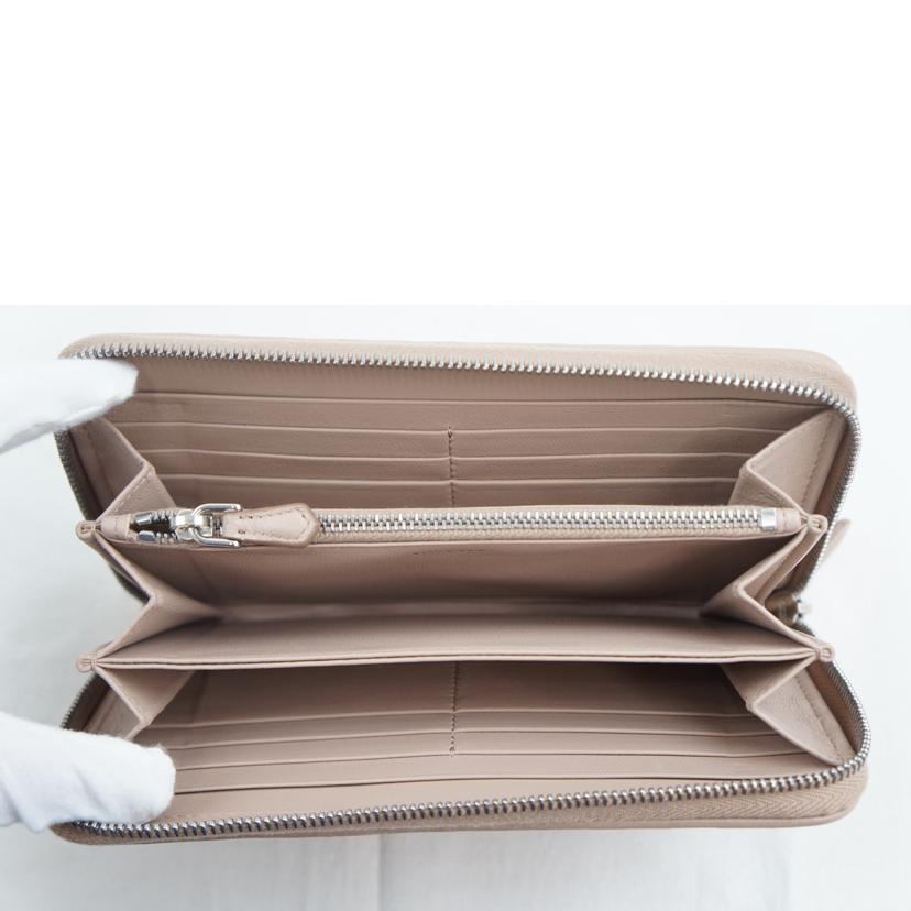 PRADA プラダ/レザーラウンドファスナーウォレット//Aランク/67