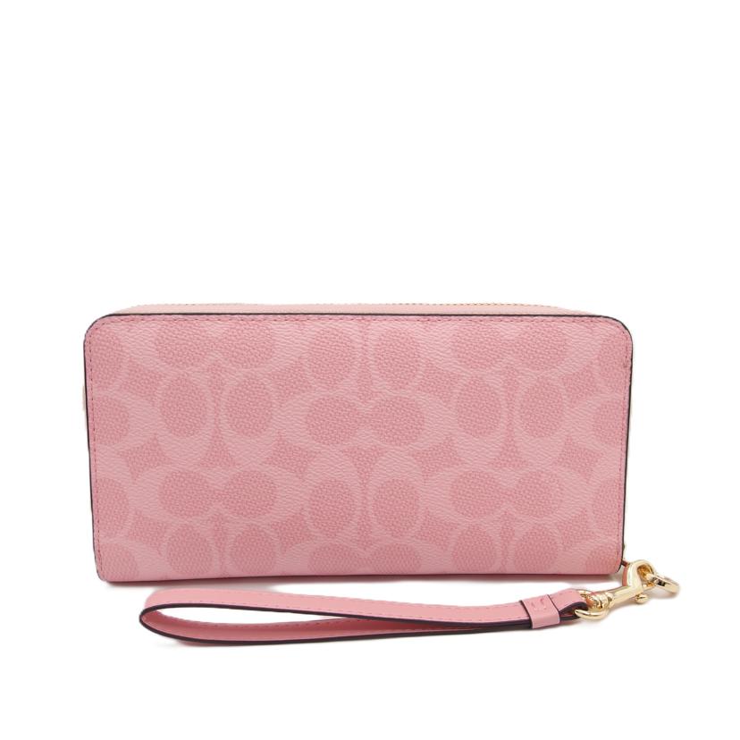 COACH コーチ/シグネチャーロングジップアラウンドウォレット/レザー/CW778//F24**/SAランク/04