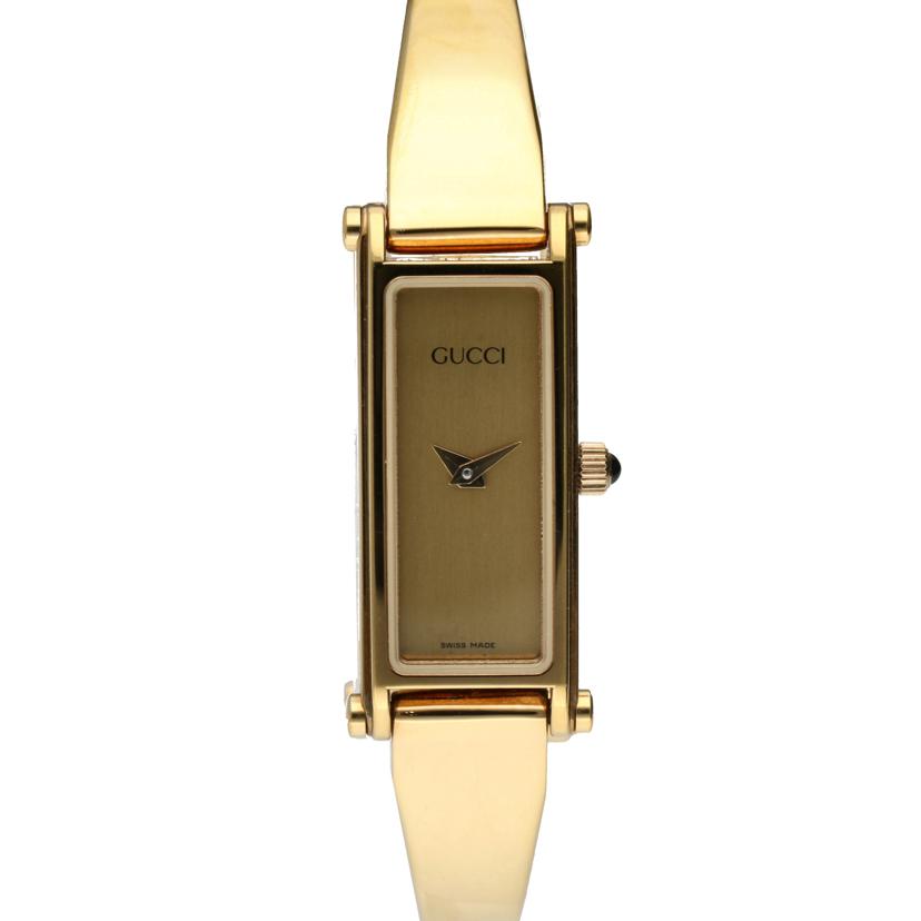 GUCCI グッチ/スクエアバングルウォッチ・ゴールド/クオーツ/1500L//043****/Aランク/06
