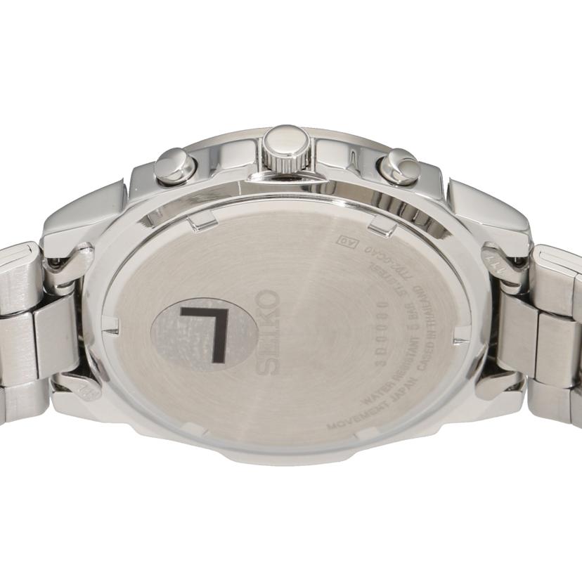 SEIKO セイコー/ホワイト文字盤/クロノグラフデイトウォッチ/クォーツ/7T92-0CA0//3D0***/Aランク/18