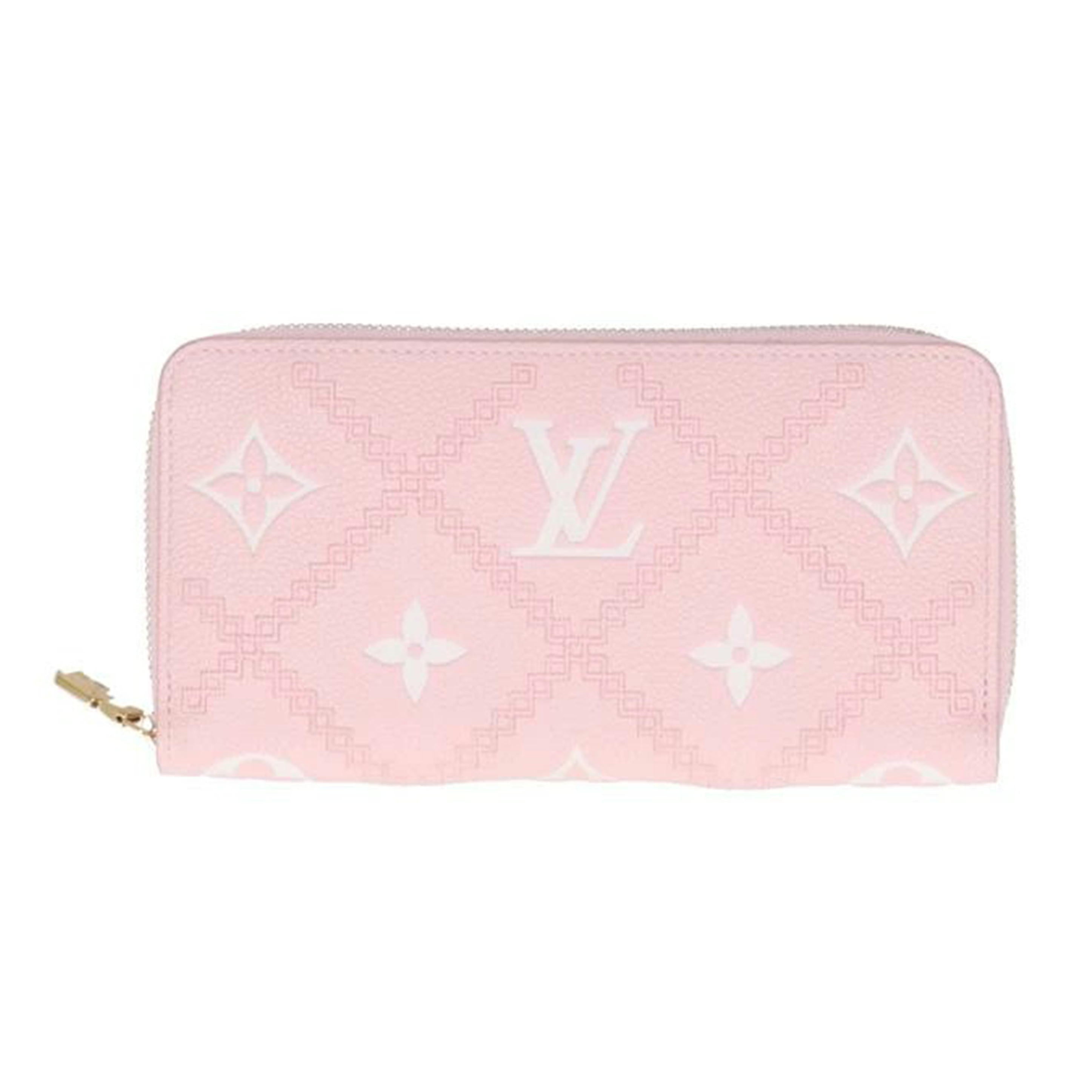 LV ルイヴィトン/ジッピー・ウォレット/アンプラント/ブロデリーピンク/M81138//RFI*/Aランク/75