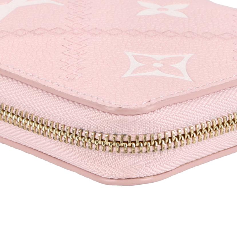 LV ルイヴィトン/ジッピー・ウォレット/アンプラント/ブロデリーピンク/M81138//RFI*/Aランク/75