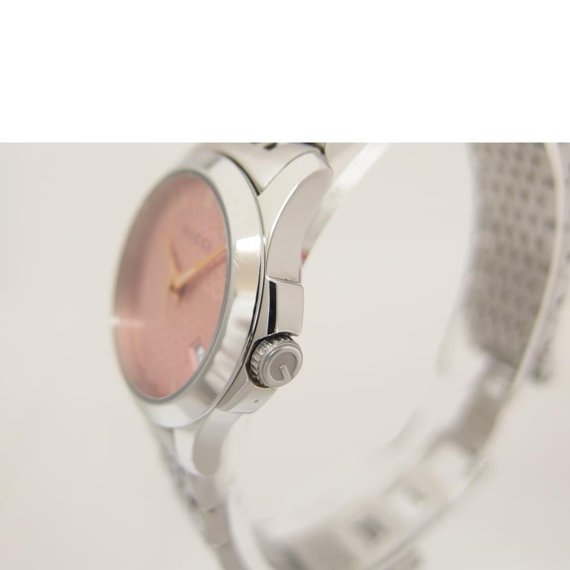 GUCCI グッチ/Gタイムレス・ピンク/レディース/クオーツ/YA126566//166*****/Aランク/18